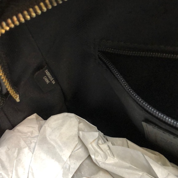 COACH Mini Nolita Black Pebbled Leather Satchel - Picture 13 of 16